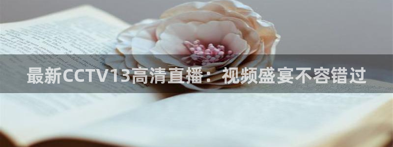 玩球直播jrs直播：最新CCTV13高清直播：视频盛宴不容错过